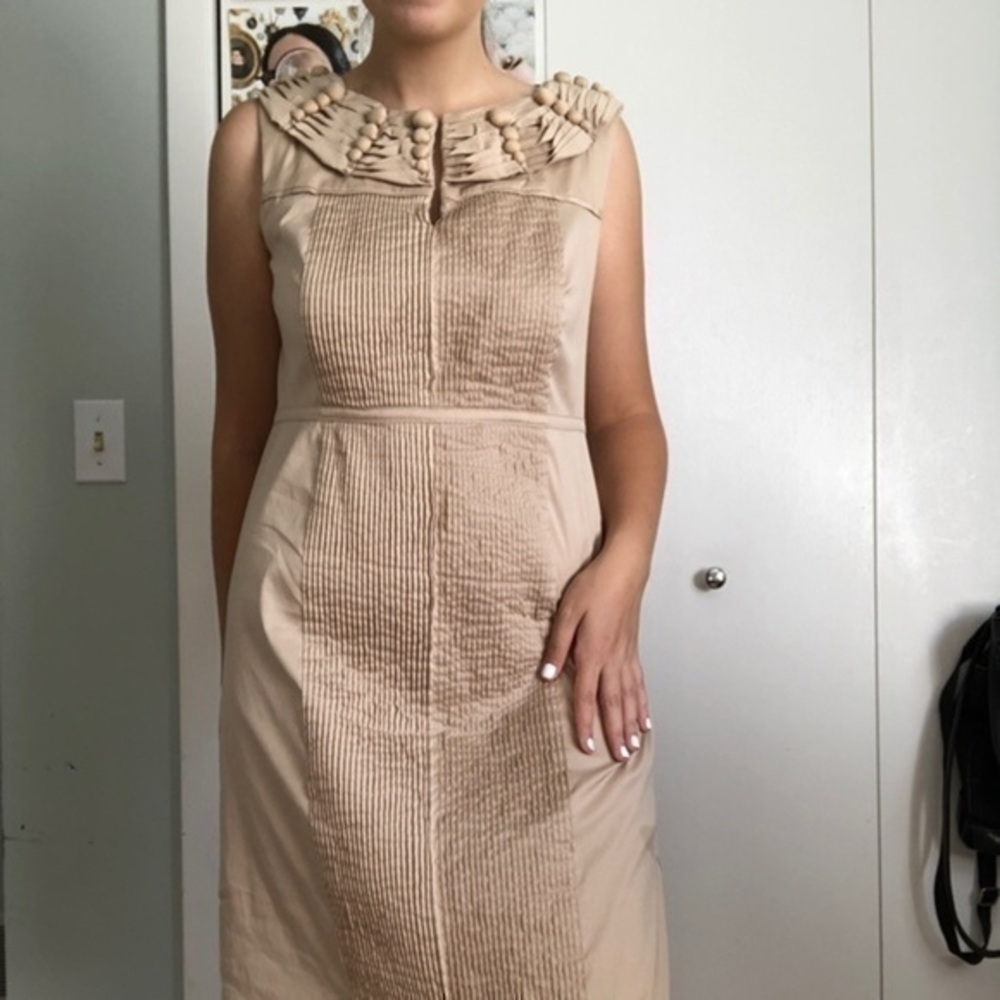 CHEETA B Sunhee Silk Midi Dress Sz 8